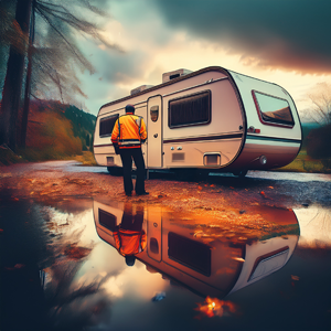 Static Caravan Storm Inspection