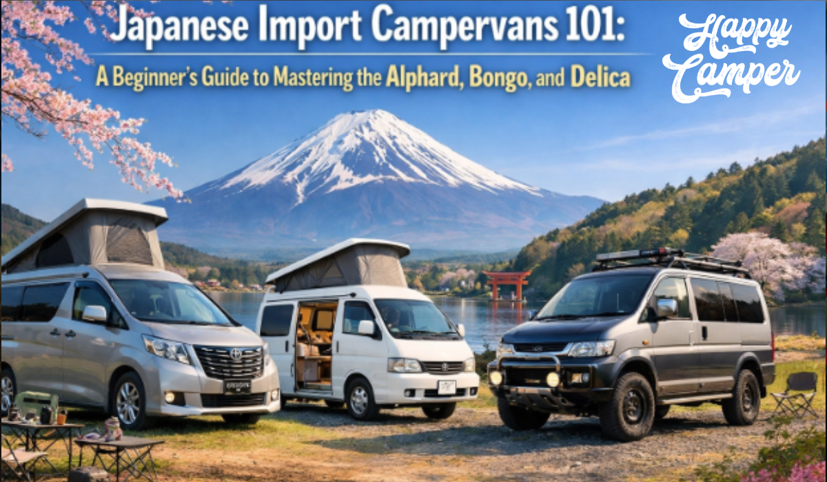 Japanese Import Campervans 101: A Beginner’s Guide to Mastering the Alphard, Bongo, and Delica Camper Conversions North West and north Wales : Overland Camper Conversions North West and North Wales 