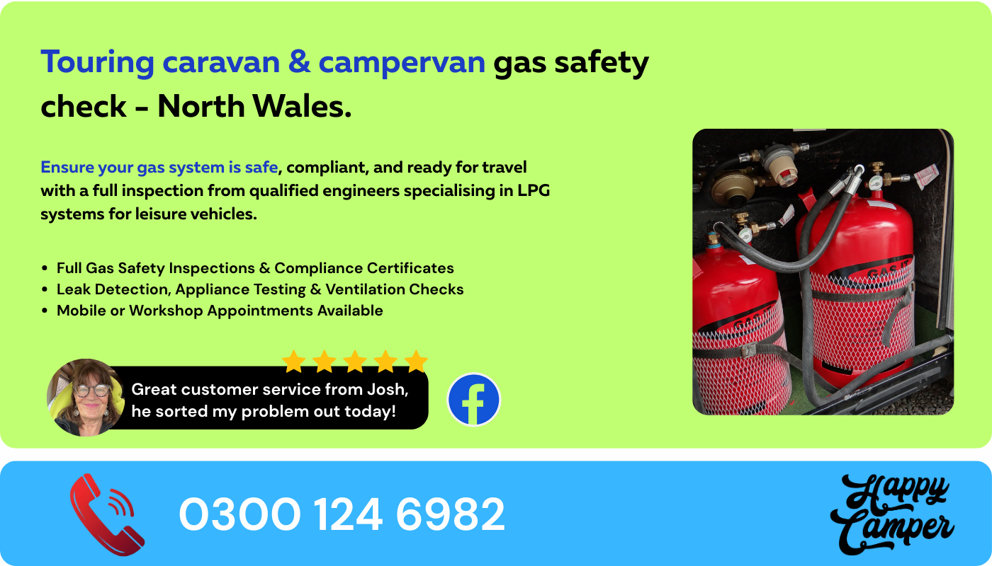 Motorhome & Caravan Gas Check North Wales Mobile Touring Caravan And Gas Check North Wales : Motorhome Gas Check North Wales
