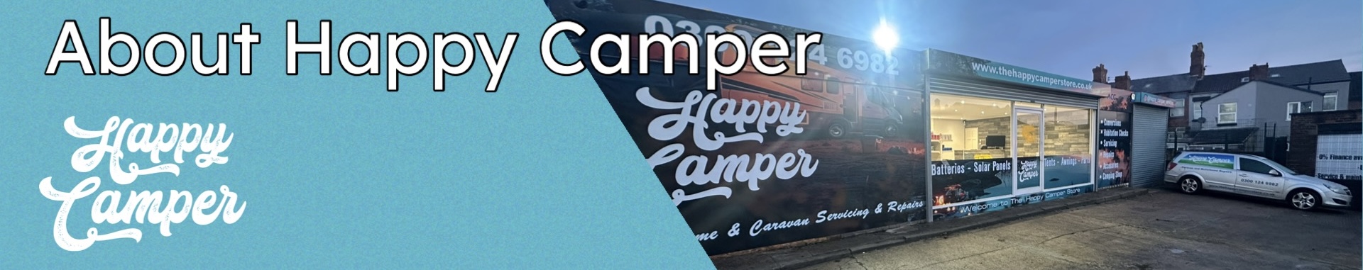 About Happy Camper : Caravan & Motorhome Specialists North West & North Wales 