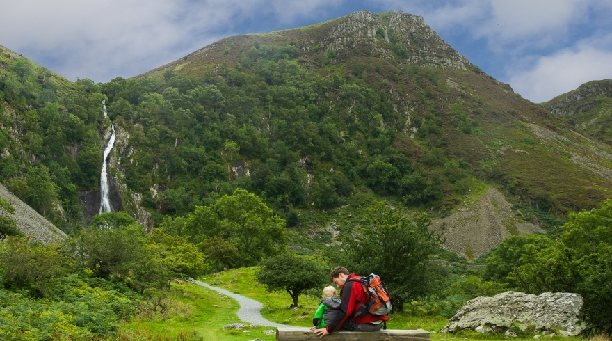 Visit Aber Falls In North Wales 
