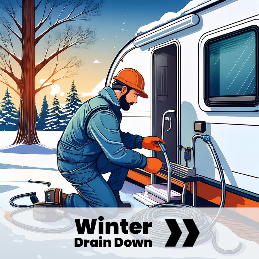 Winter drain down service for static caravans Prestatyn 